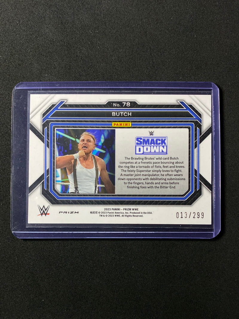 2023 Prizm WWE Butch Red Prizm 13/299