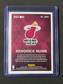 2019-20 Panini NBA Chronicles Kendrick Nunn Recon Pink