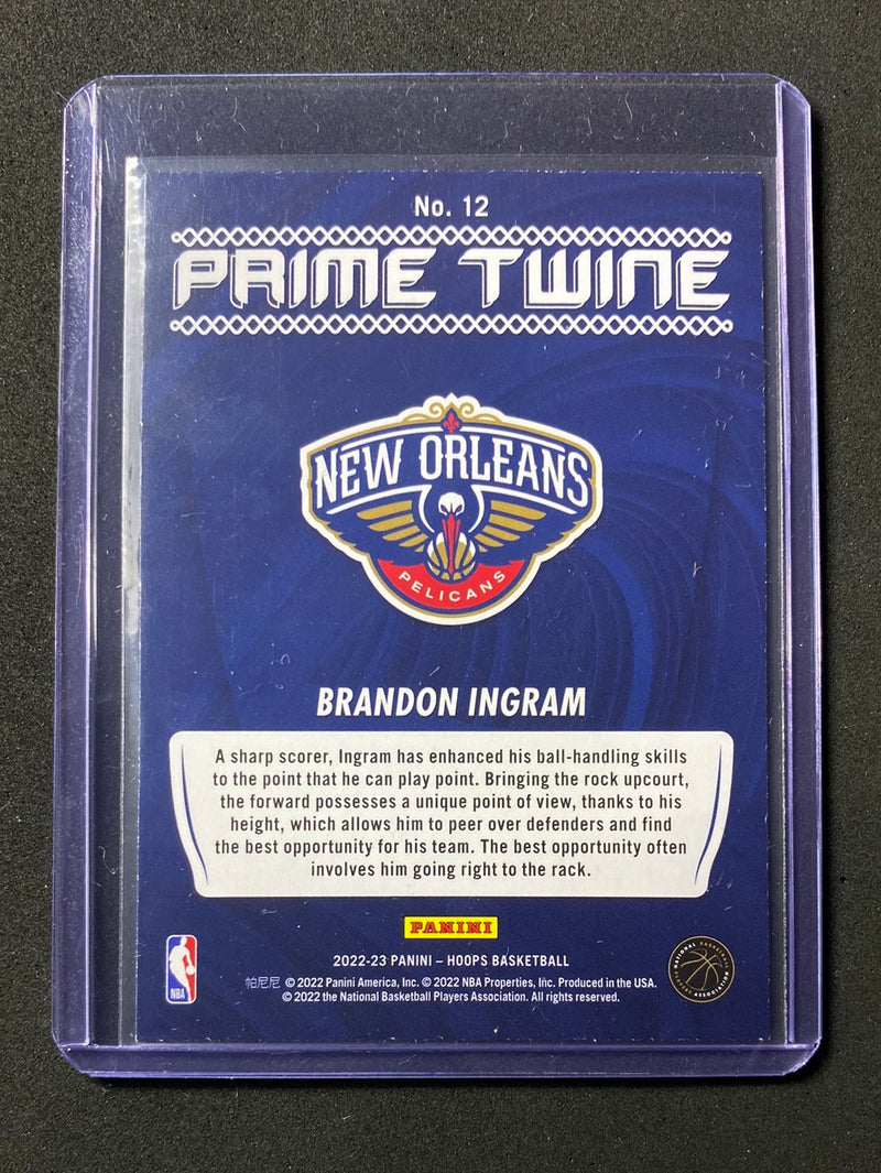 2022-23 Panini NBA Hoops Brandon Ingram Prime Twine Holo