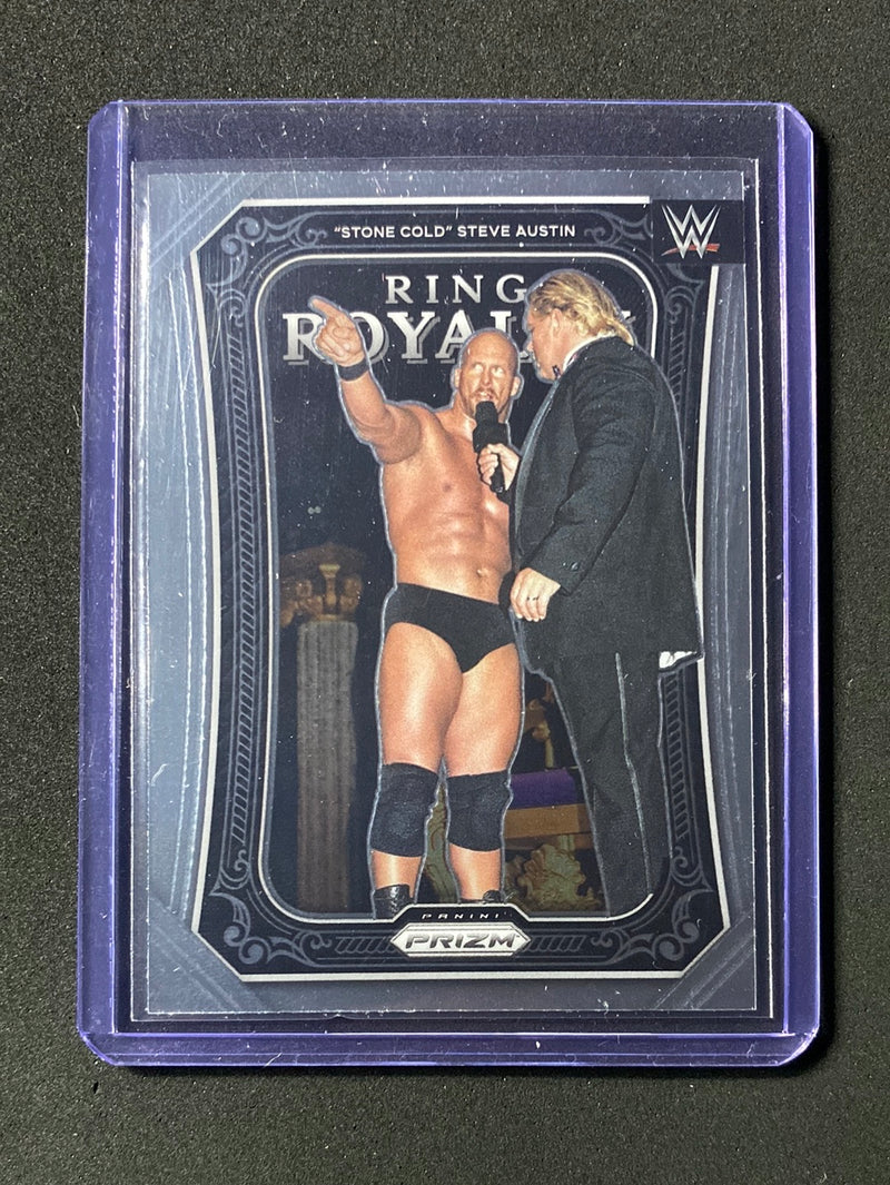 2023 Prizm WWE "Stone Cold" Steve Austin Ring Royalty