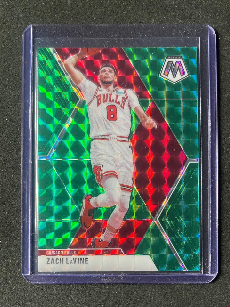 2019-20 Panini Mosaic Zach Lavine Green