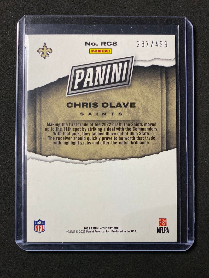 2022 Panini The National Chris Olave 287/499