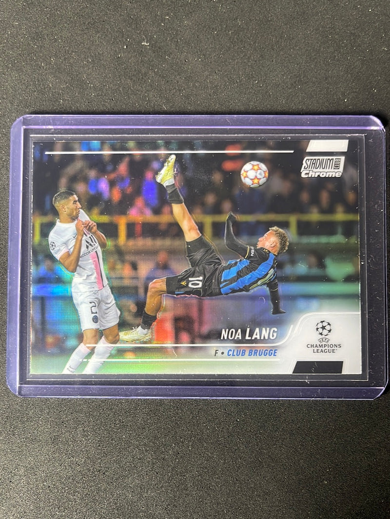 2021-22 Topps Stadium Club Chrome UEFA Champions League Noa Lang Refractor