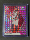 2019-20 Panini Mosaic Paul George Camo Pink