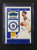 2019-20 Panini Contenders D'Angelo Russell Game Ticket Green
