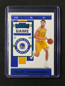 2019-20 Panini Contenders Klay Thompson Game Ticket Green