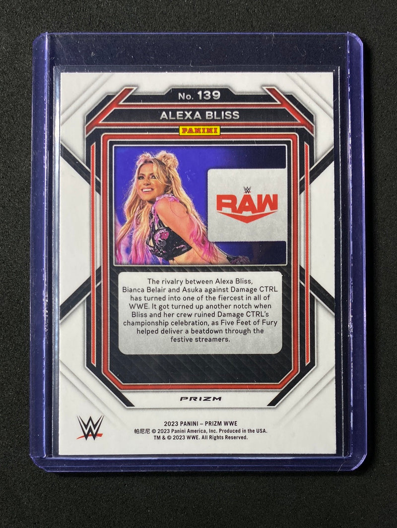 2023 Prizm WWE Alexa Bliss Red Wave Prizm