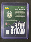 2021-22 Panini Donruss Elite Khris Middleton Title Waves