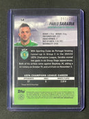 2021-22 Topps Stadium Club Chrome UEFA Champions League Pablo Sarabia Night Vision Prism Refractor 93/175