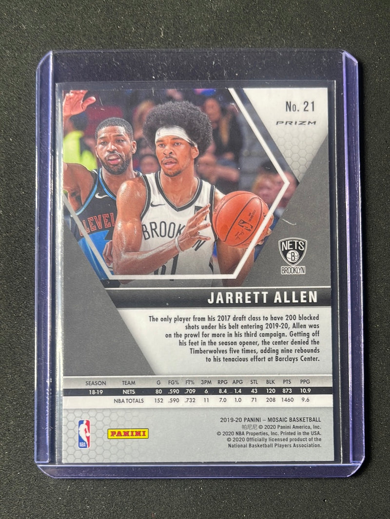 2019-20 Panini Mosaic Jarrett Allen Camo Pink