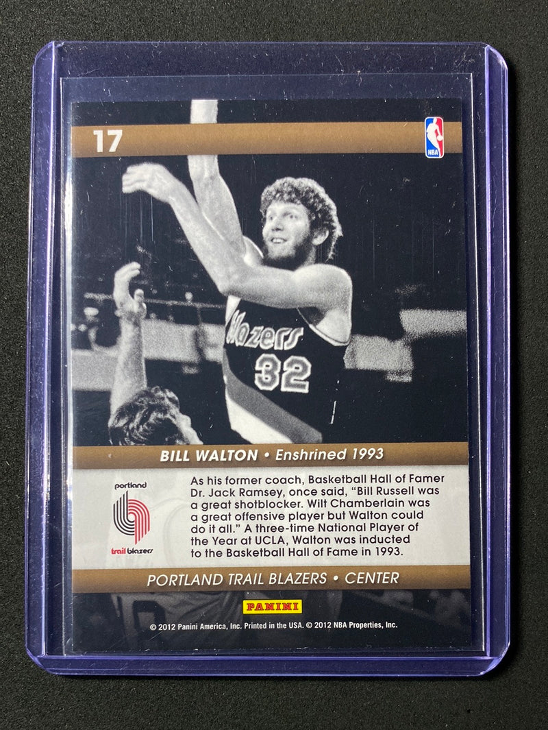 2011-12 Panini NBA Hoops Bill Walton Heroes