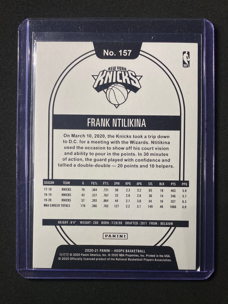 2020-21 Panini NBA Hoops Frank Ntilikina Green 73/99