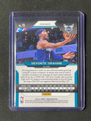 2020-21 Panini Prizm Devonte' Graham Silver Prizm
