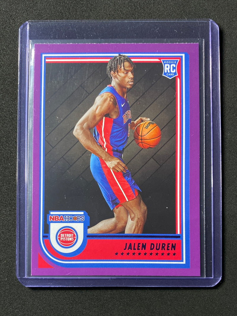 2022-23 Panini NBA Hoops Jalen Duren Purple