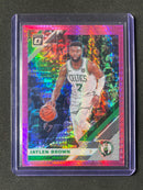2019-20 Panini NBA Donruss Optic Jaylen Brown Hyper Pink
