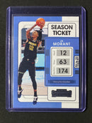 2021-22 Panini Contenders Ja Morant Game Ticket