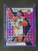2019-20 Panini Mosaic Jordan Poole NBA Debut Camo Pink