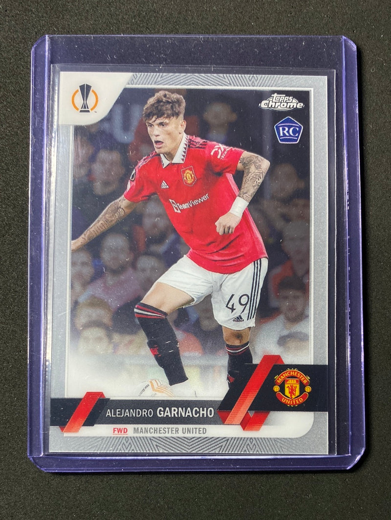 2022-23 Topps Chrome UEFA Club Competitions Alejandro Garnacho