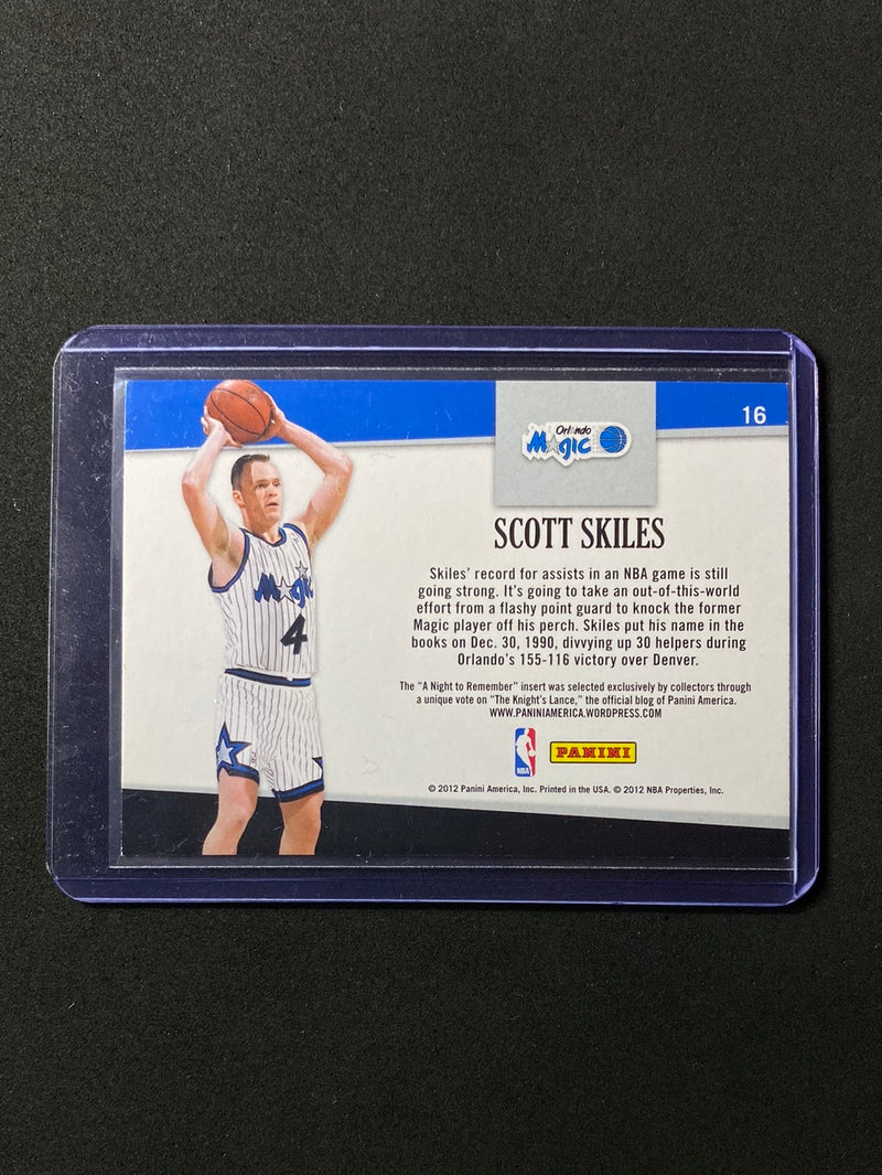 2011-12 Panini NBA Hoops Scott Skiles A Night To Remember