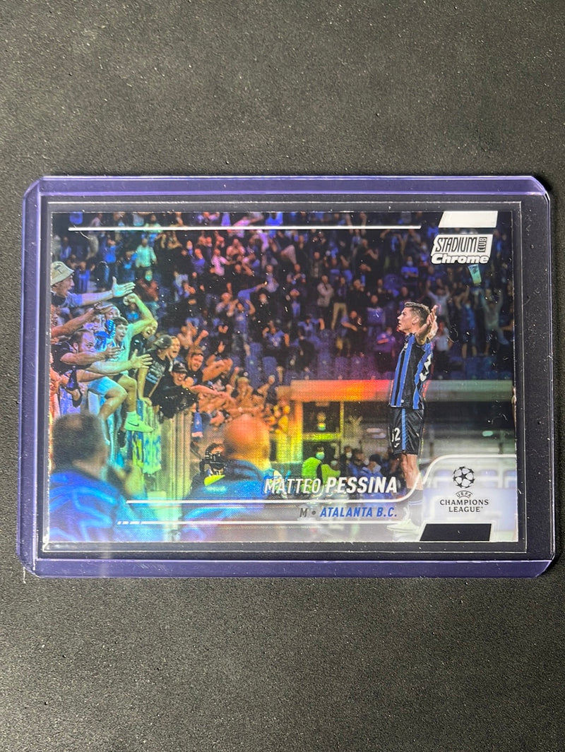 2021-22 Topps Stadium Club Chrome UEFA Champions League Matteo Pessina Refractor