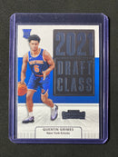 2021-22 Panini Contenders Quentin Grimes 2021 Draft Class