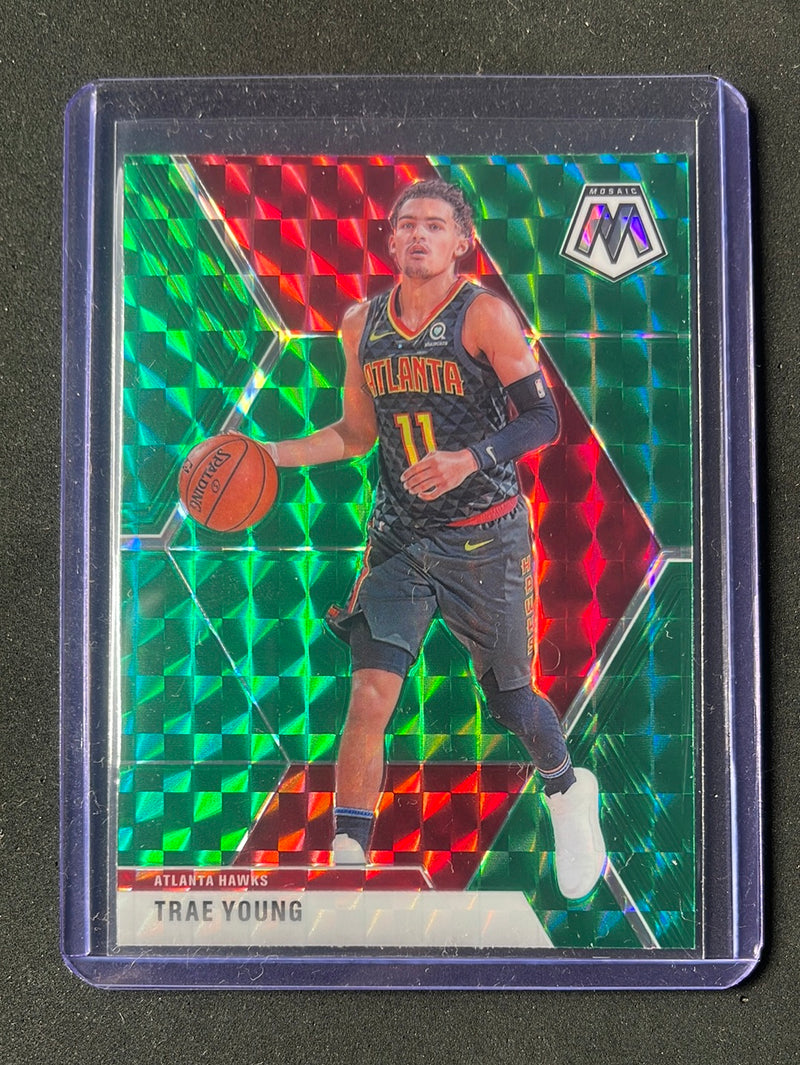 2019-20 Panini Mosaic Trae Young Green