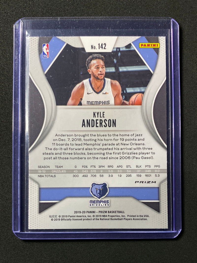 2019-20 Panini Prizm Basketball Kyle Anderson Ruby Wave