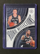 2019-20 Panini Illusions Luka Samanic/Lamarcus Aldridge Rookie Reflections