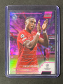2021-22 Topps Stadium Club Chrome UEFA Champions League Junior Adamu Pink/Red Electric Charge Refractor