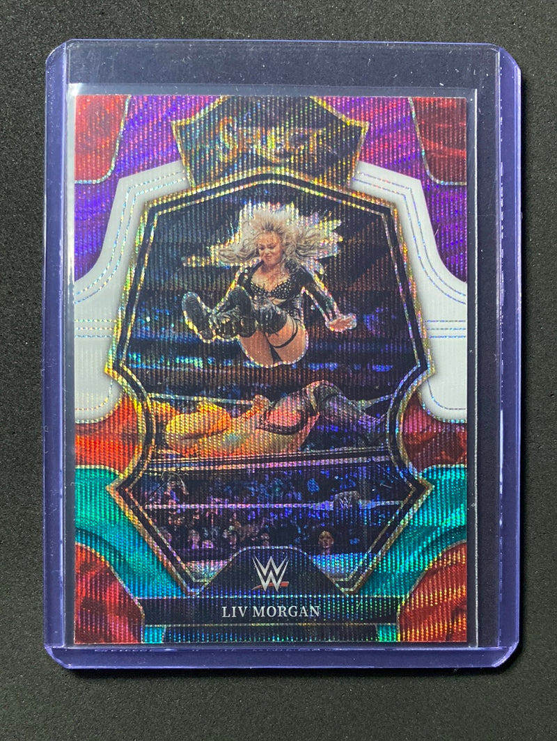 2023 Panini Select WWE Liv Morgan Premier Level Tri-Color