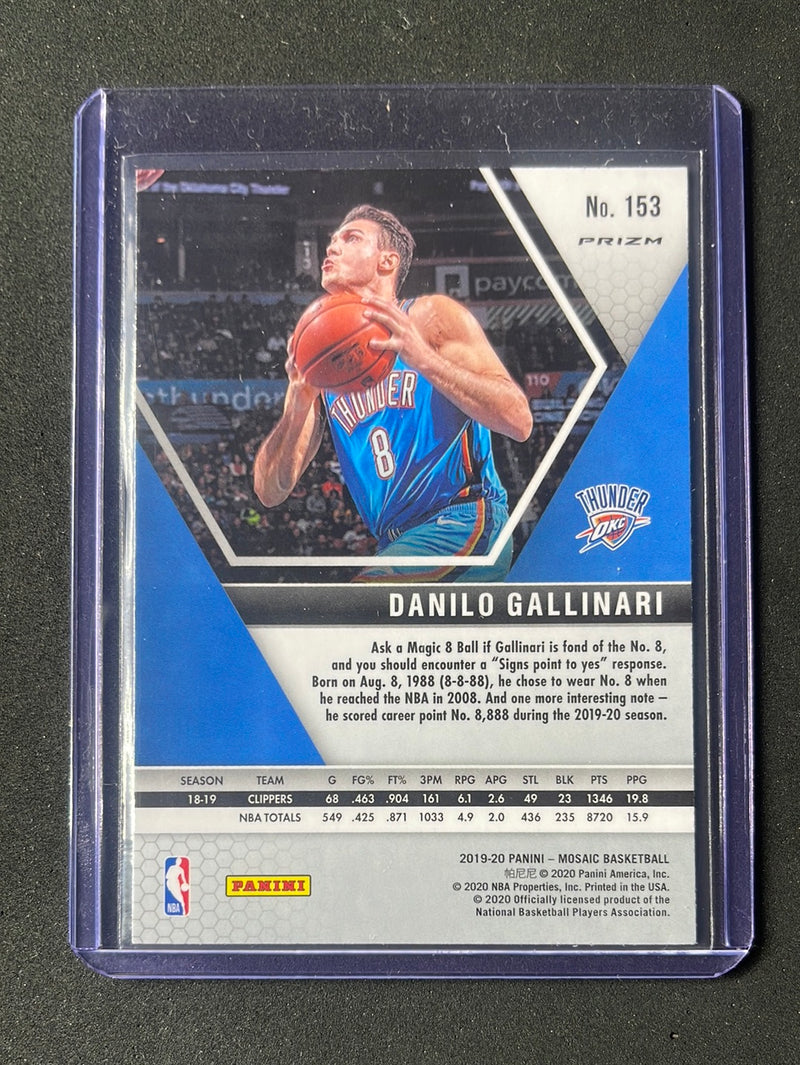 2019-20 Panini Mosaic Danilo Gallinari Camo Pink