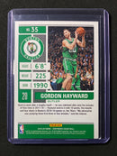 2019-20 Panini Contenders Gordon Hayward Game Ticket Green