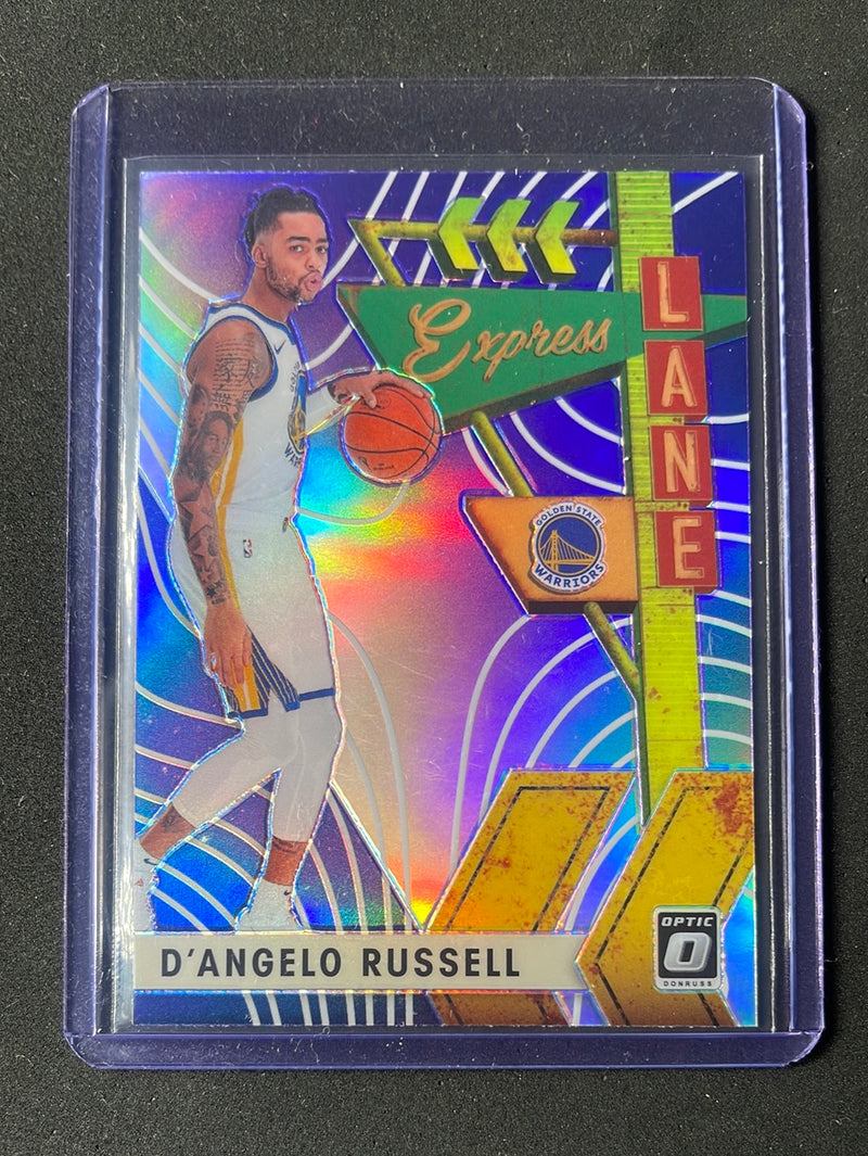 2019-20 Panini NBA Donruss Optic D'Angelo Russell Express Lane Purple