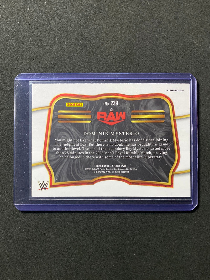 2023 Panini Select WWE Dominik Mysterio Ringside