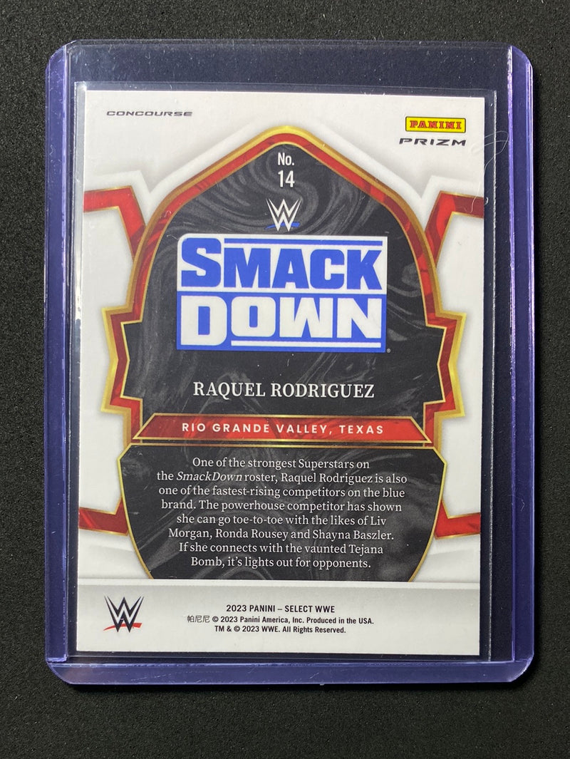 2023 Panini Select WWE Raquel Rodriguez Concourse Silver