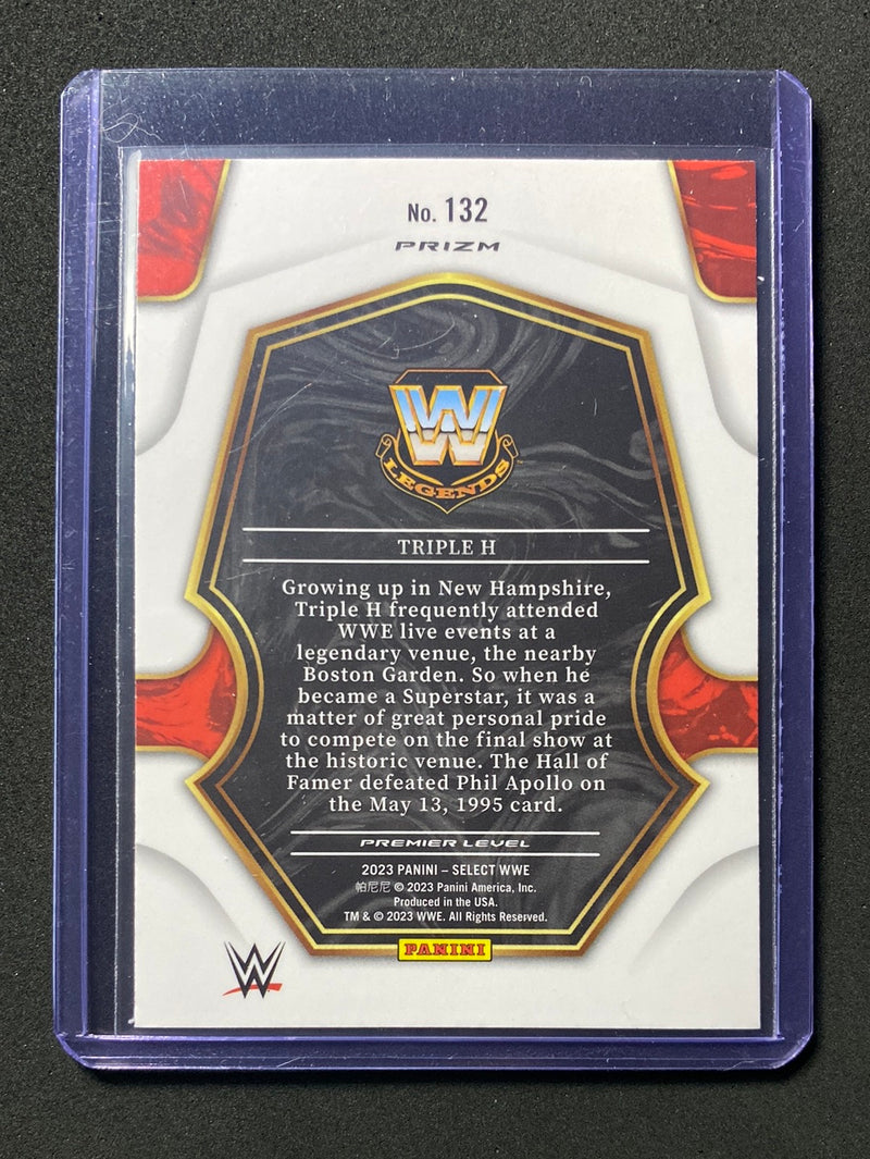 2023 Panini Select WWE Triple H Premier Level Silver