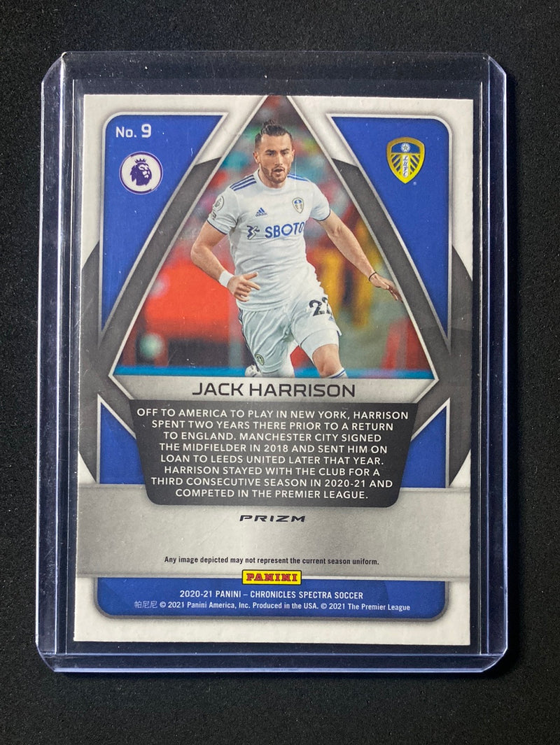 2020-21 Panini Chronicles Jack Harrison Spectra Premier League Purple Mojo