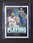2020-21 Panini NBA Hoops Tyrese Maxey Now Playing