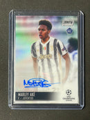 2020-21 Topps Stadium Club UEFA Champions League Marley Ake Chrome Autograph