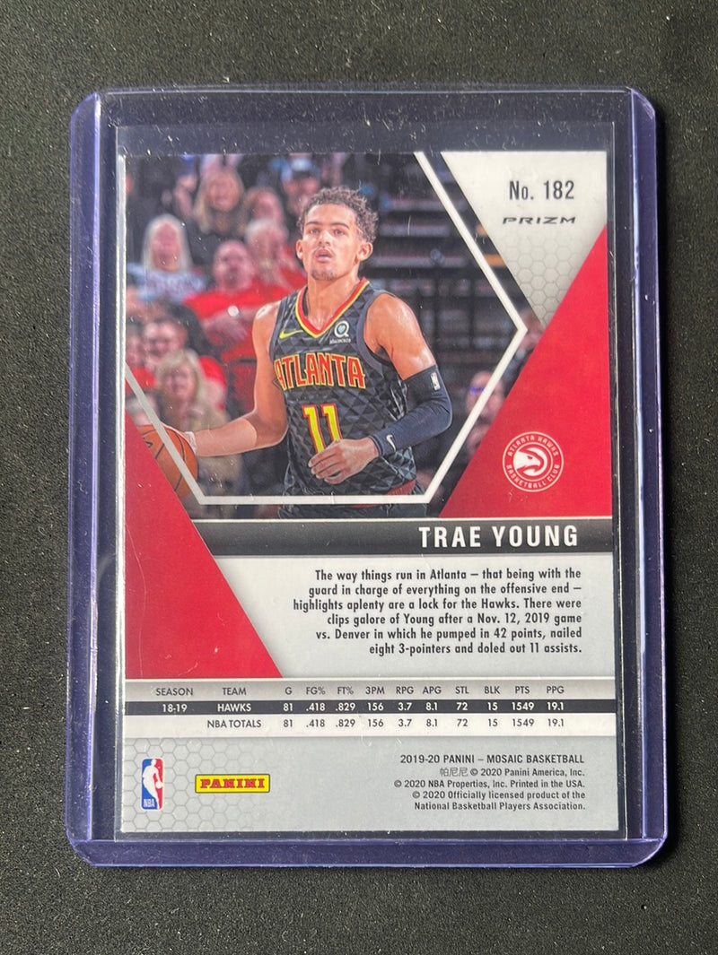 2019-20 Panini Mosaic Trae Young Green