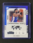 2021-22 Panini Contenders Joel Embiid International Ticket