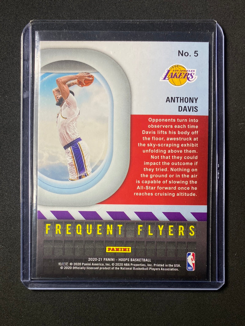 2020-21 Panini NBA Hoops Anthony Davis Frequent Flyers Holo