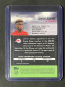 2021-22 Topps Stadium Club Chrome UEFA Champions League Junior Adamu Pink/Red Electric Charge Refractor