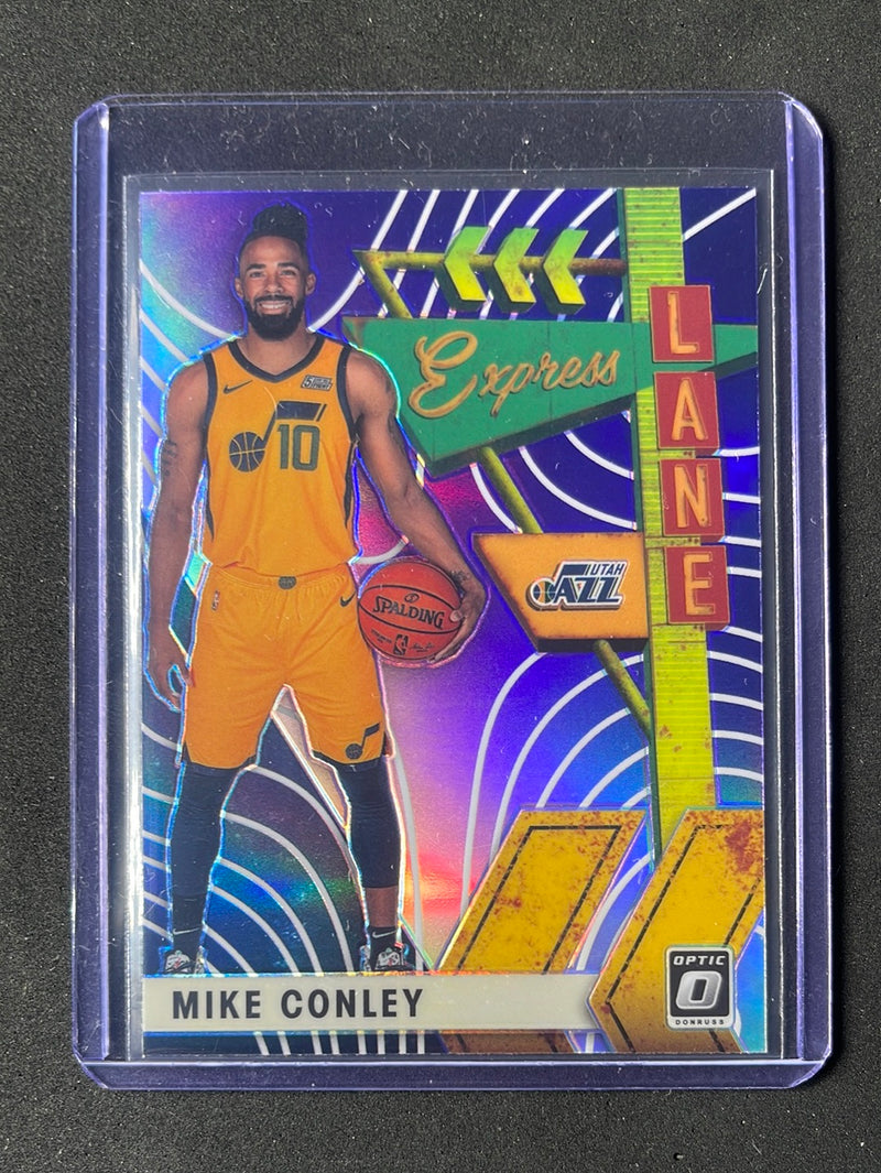 2019-20 Panini NBA Donruss Optic Mike Conley Express Lane Purple