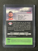 2021-22 Topps Stadium Club Chrome UEFA Champions League Josko Gvardiol Aqua/Green Electric Charge Refractor 84/199