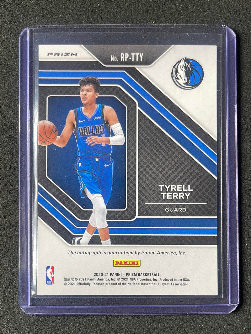 2020-21 Panini Prizm Tyrell Terry Penmanship Autograph