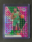 2019-20 Panini Mosaic Jaylen Brown Camo Pink