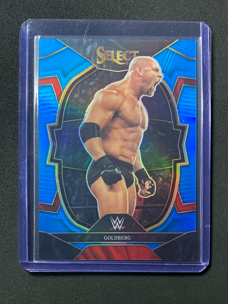 2023 Panini Select WWE Goldberg Concourse Light Blue 84/249