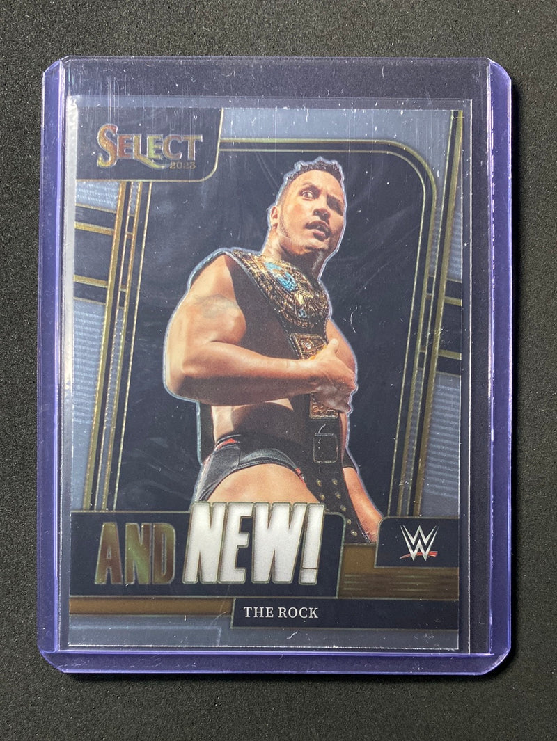 2023 Panini Select WWE The Rock And New!