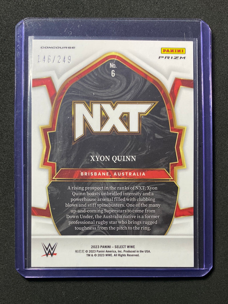 2023 Panini Select WWE Xyon Quinn Concourse Light Blue 146/249